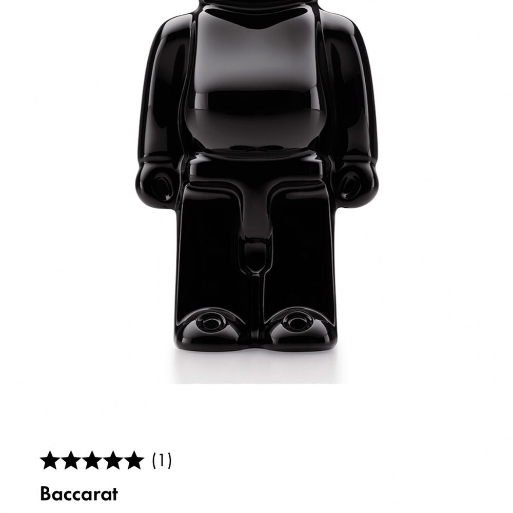 Baccarat b@rebrick figurine
